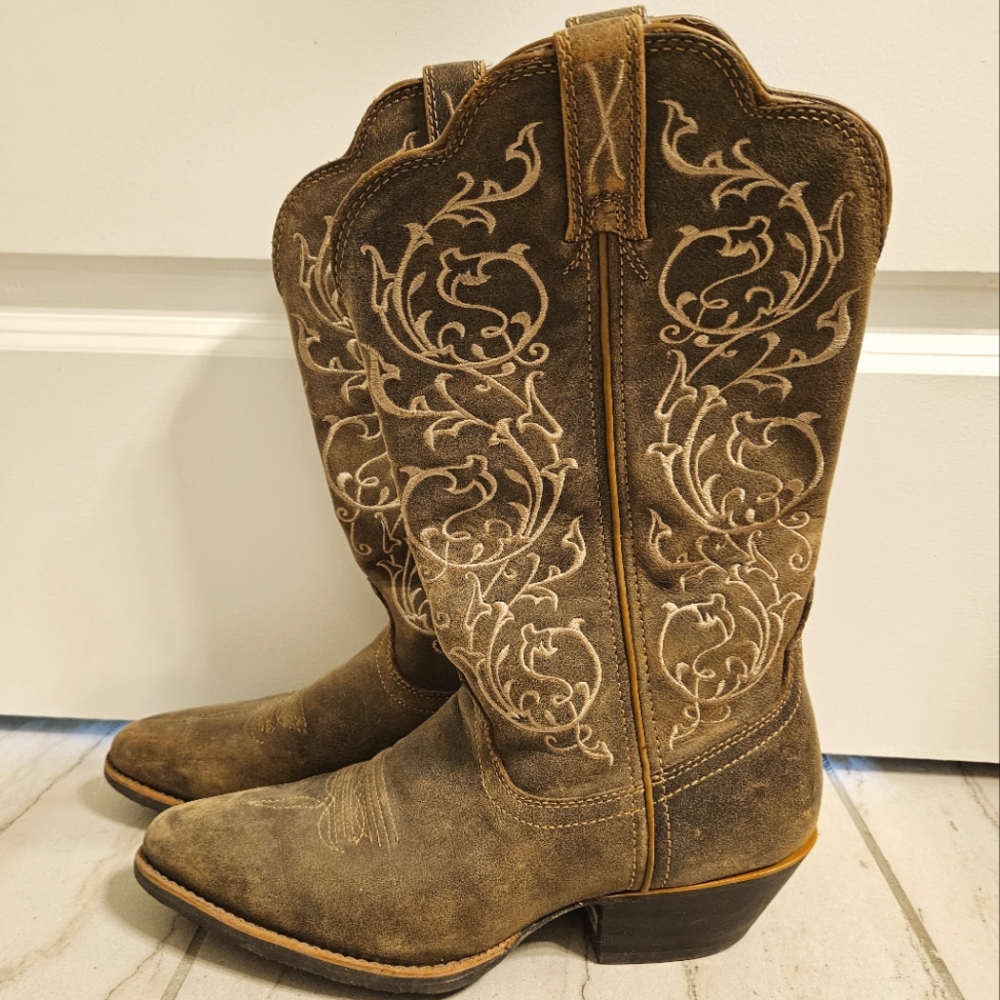 Ariat Leather Cowboy Boots